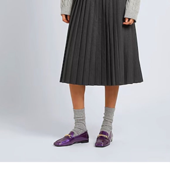 8 by YOOX Purple Patent Leather Clamp Loafer - Picture 2 of 15